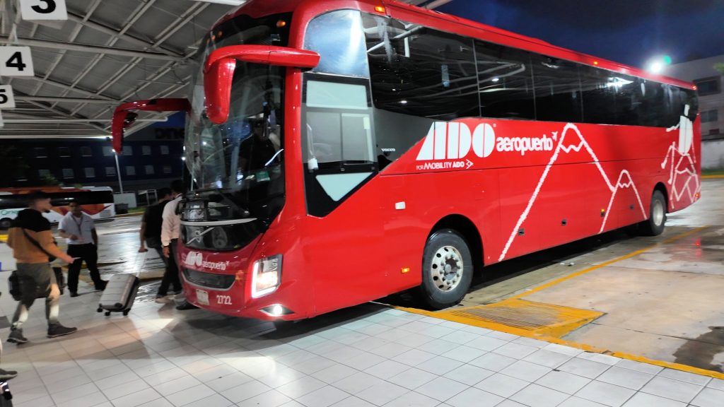 ADO Bus from Playa del Carmen to Cancun Airport